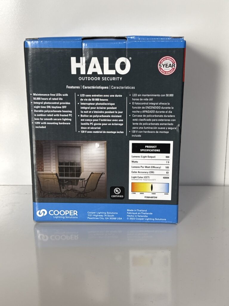 Halo LED Outdoor Wall Sconce - Image 4